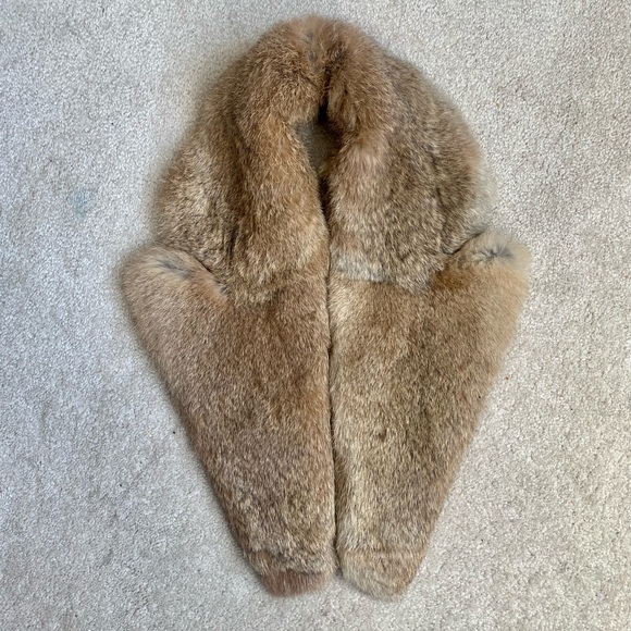 Mens Wool & rabbit fur coat - Picture 7 of 15